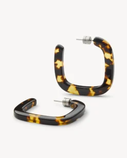 Midi Square Hoops