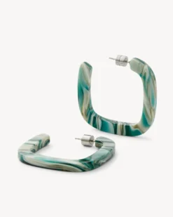 Midi Square Hoops