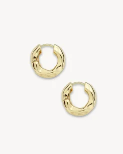 Wavy Chunky Hoops